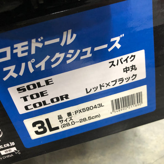 PX59043L Black/Red 3L Spike Shoes