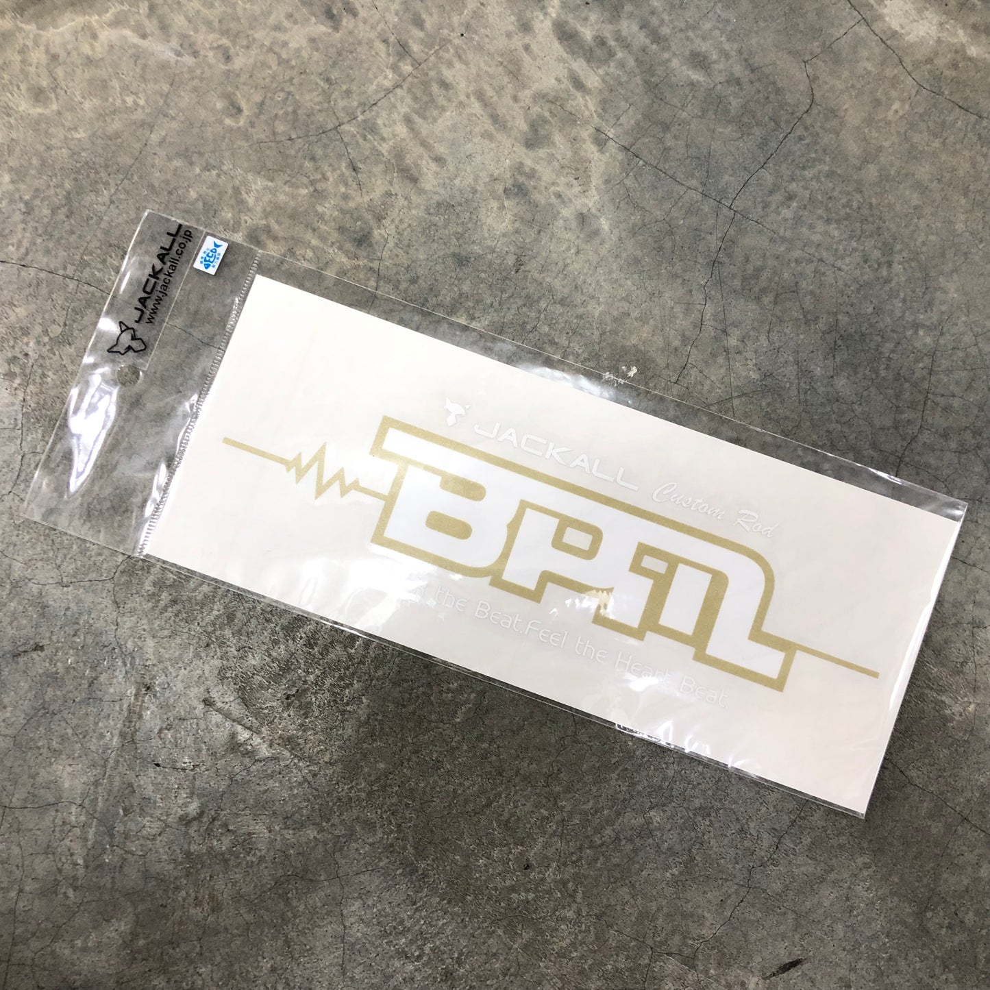 BPM Cutting Sticker Gold/White