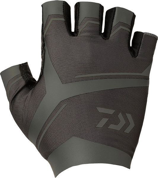 22 DG-6122 Black (5 Cut Stretch Fit Gloves with Pads)