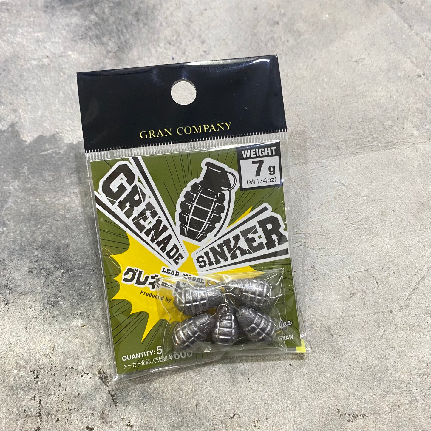 Nogales Grenade Sinker Lead Model