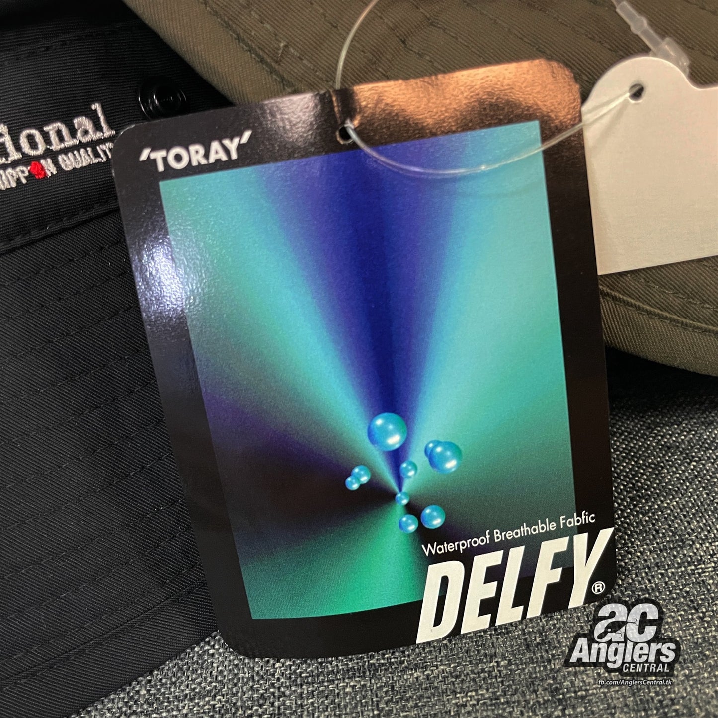 DUO embroidery water repellent breathable fishing hat