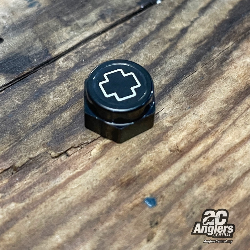 Handle Lock Nut (NEW, M7R, Black aluminum)