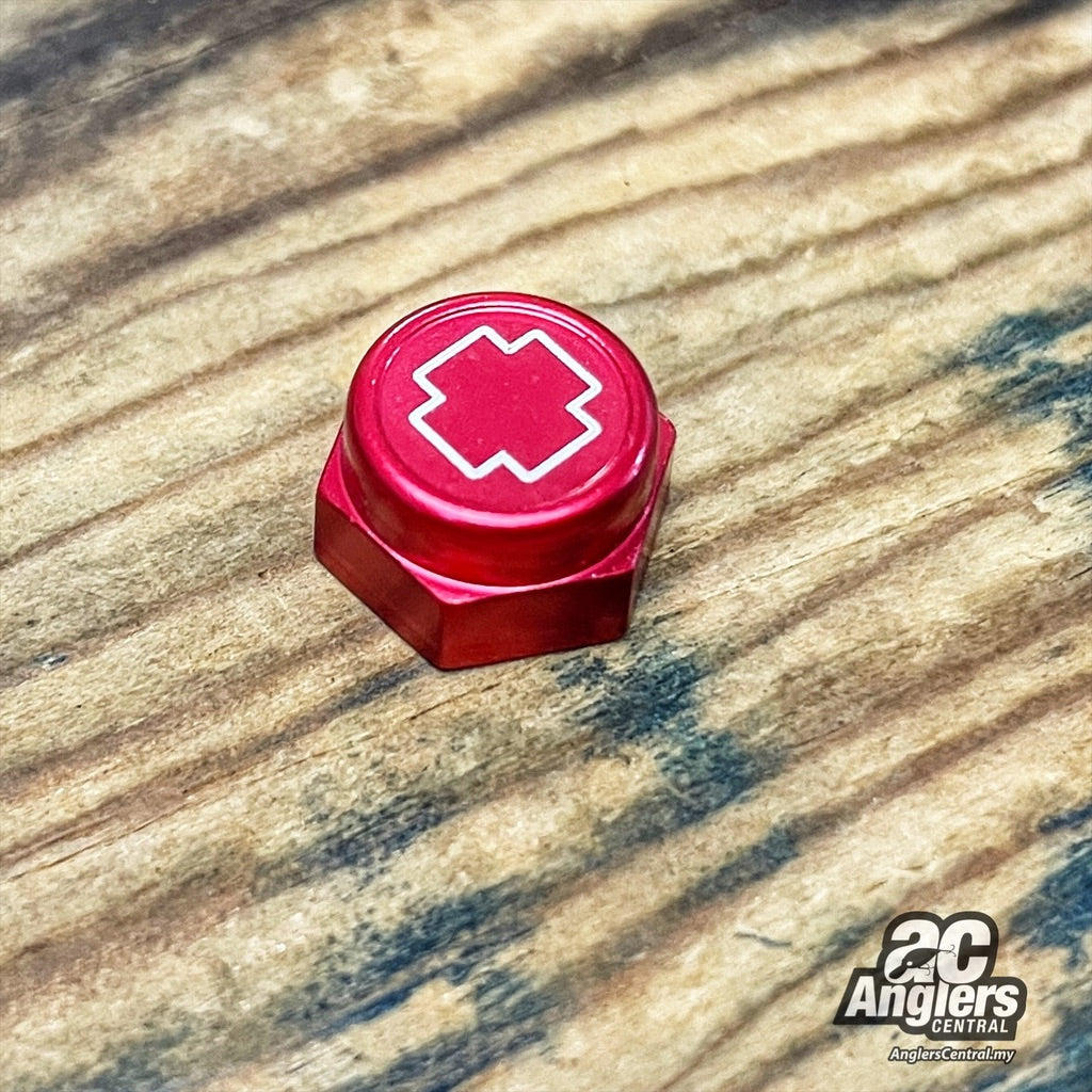 Handle Lock Nut (NEW, M8R, Red aluminum)