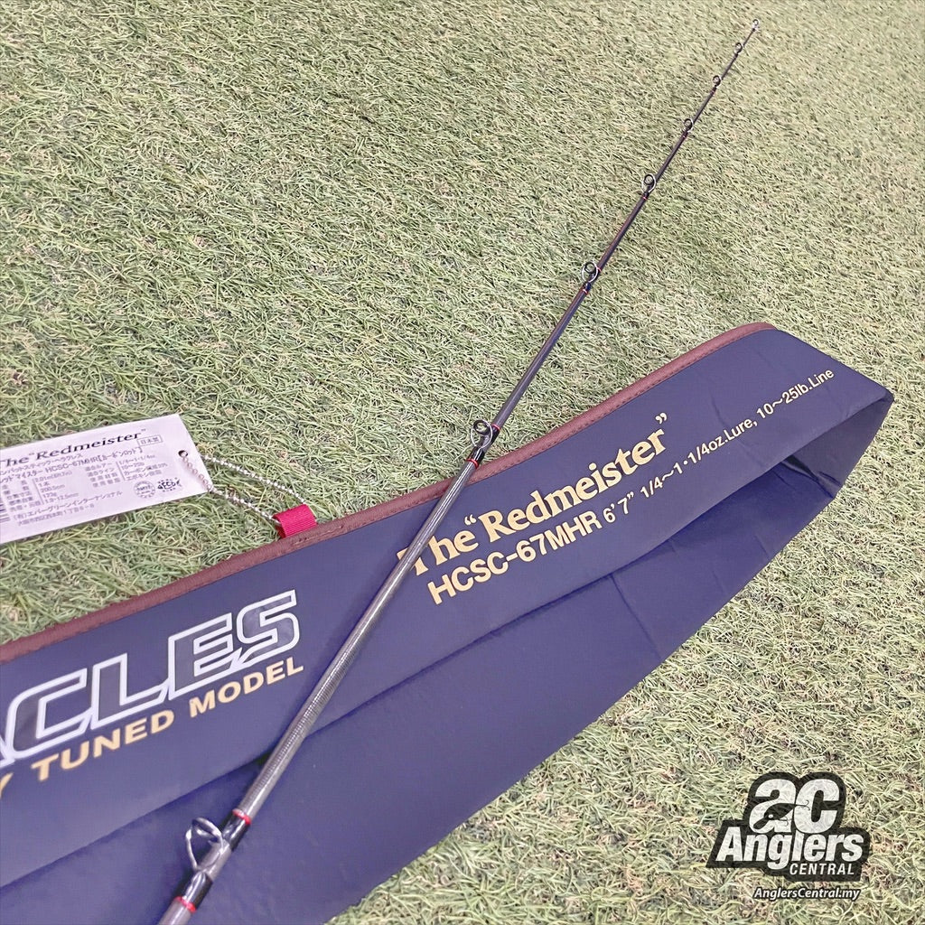 Heracles The Redmeister HCSC-67MHR 10-25lb (USED, 9/10) with rod sleeve/bag