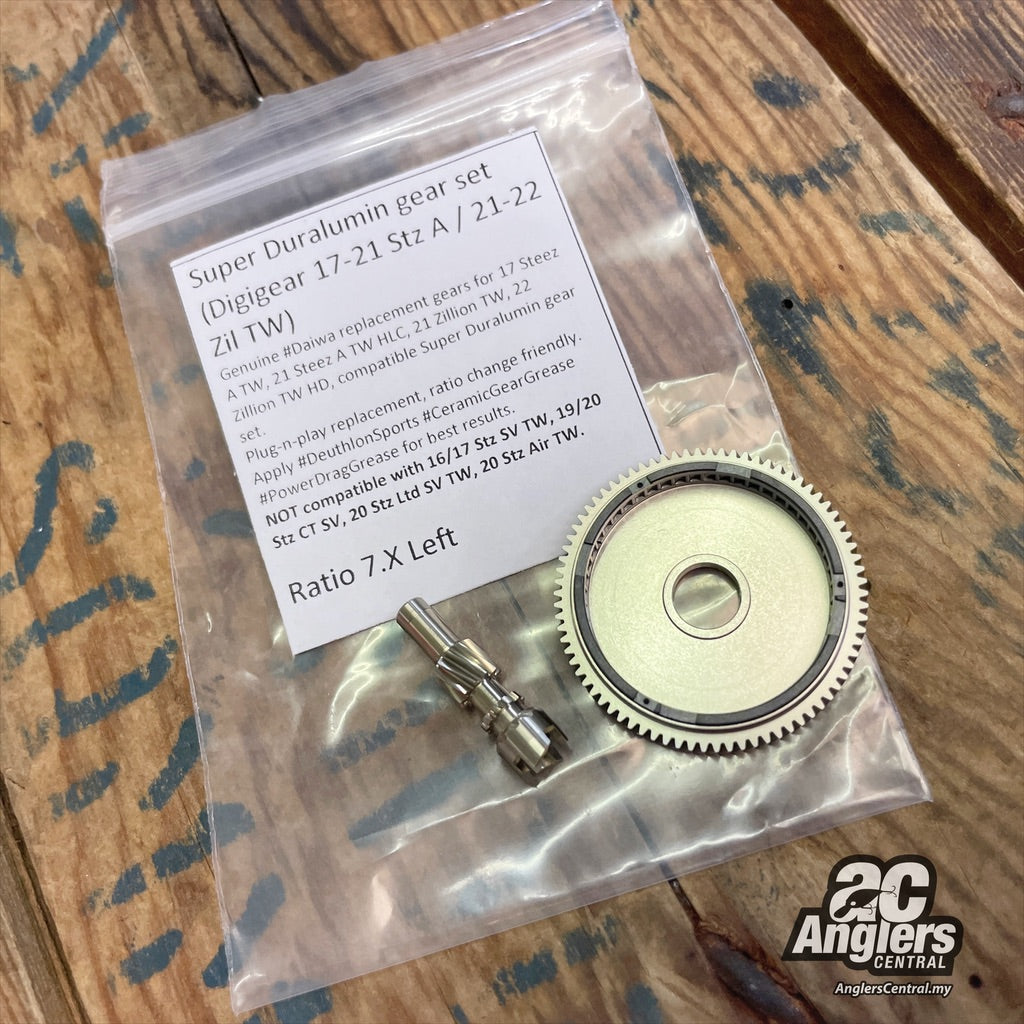 Super Duralumin gear set (Digigear 17-21 Stz A / 21-22 Zil TW)