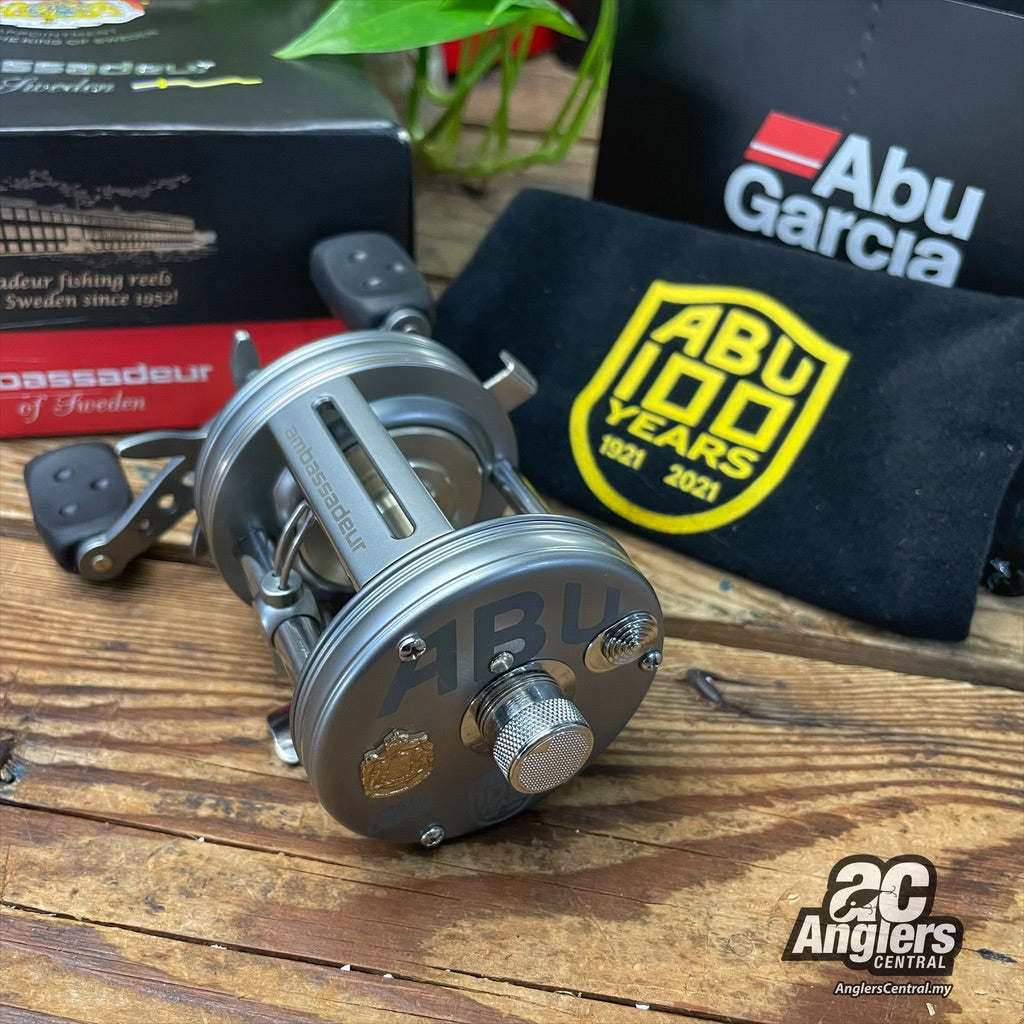 abu garcia ambassadeur 100 year anniversary reel 2023 Ambassadeur Pro Rocket AMB-PR-6500-100Year (Unused) – Anglers Central