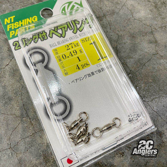 BB Swivel with 2 rings (Welded, nickel) R.R2YN