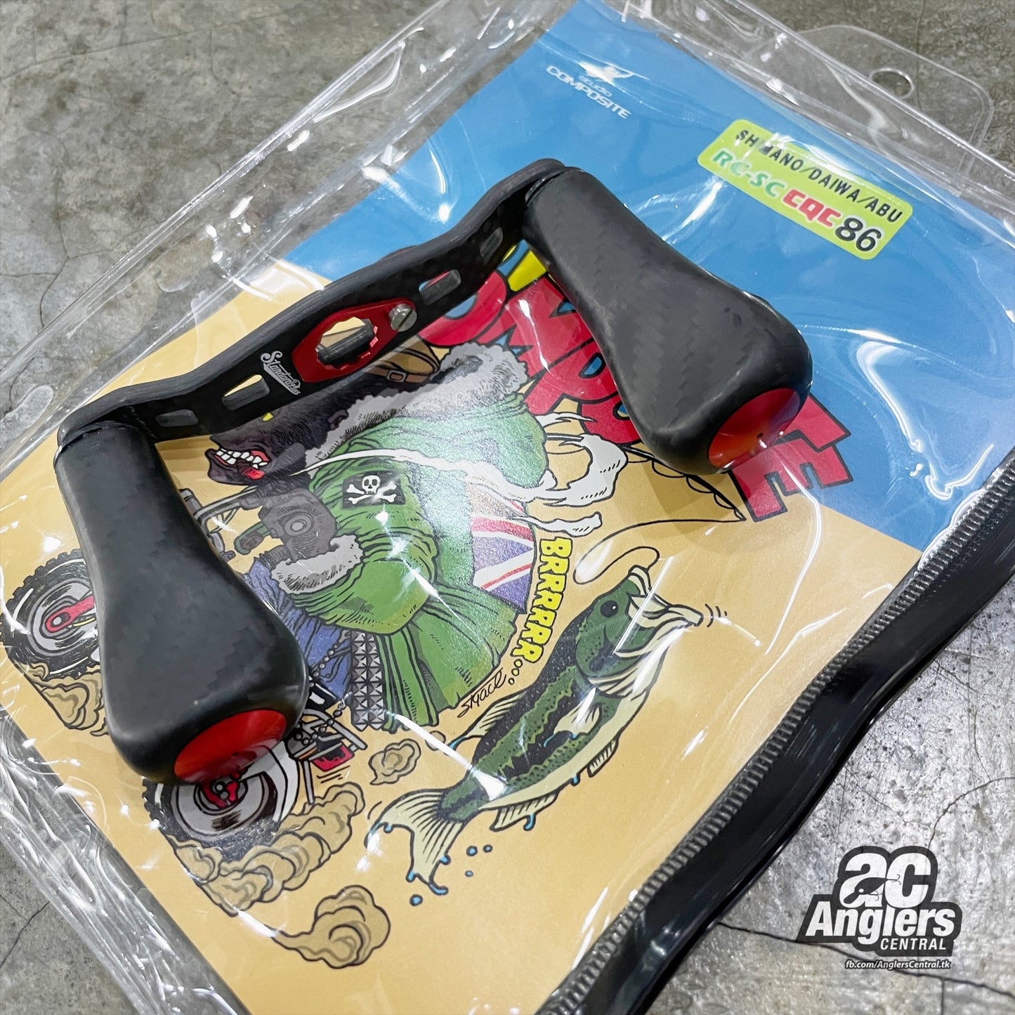 RC-SC CQC 86 Carbon Knobs Handle