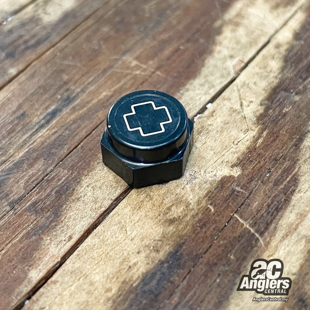 Handle Lock Nut (NEW, M8R, Black aluminum)