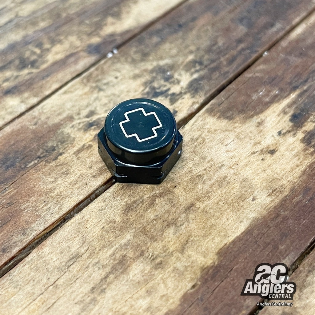 Handle Lock Nut (NEW, M7L, Black aluminum)