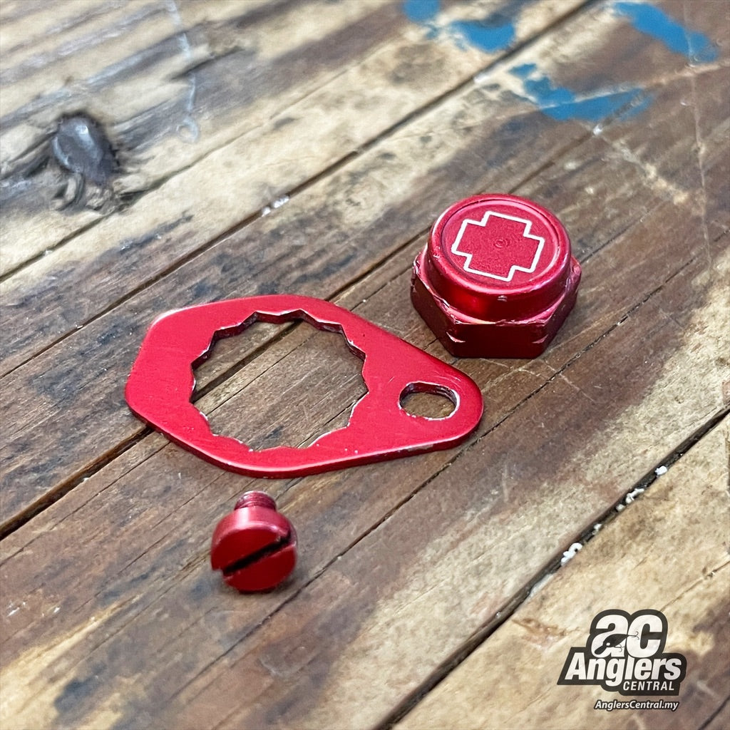 Handle Lock Nut Set (USED, M7L, red)