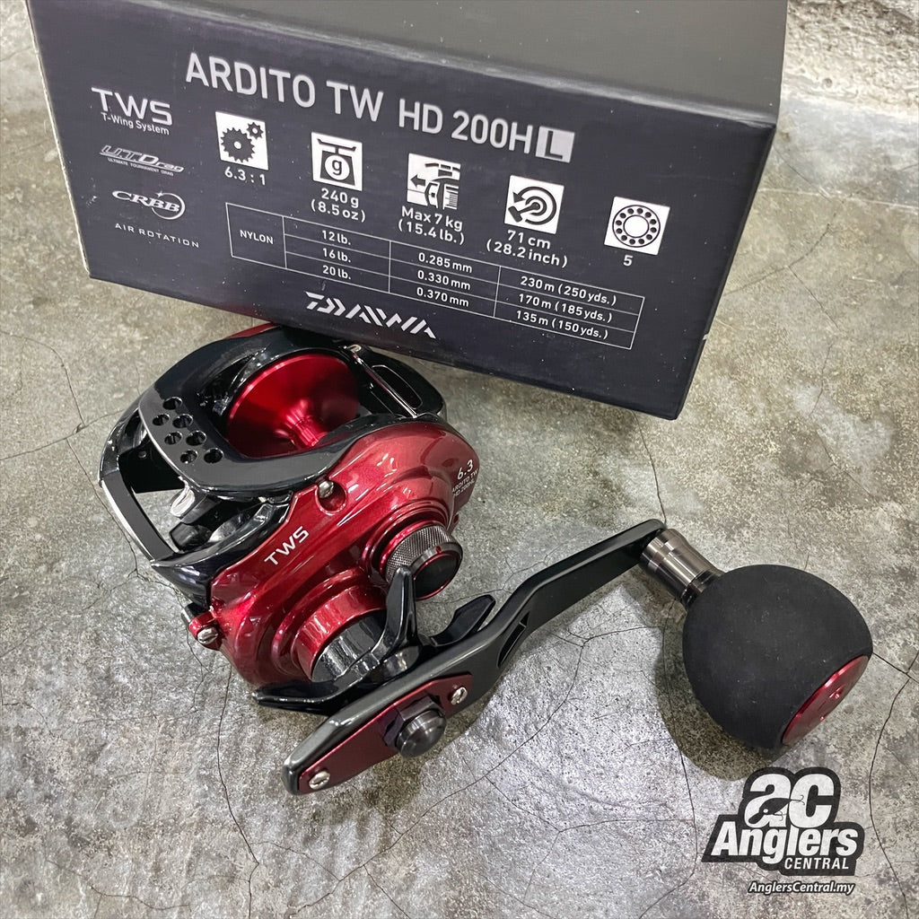 daiwa ardito reel price Ardito TW HD 200HL – Anglers Central