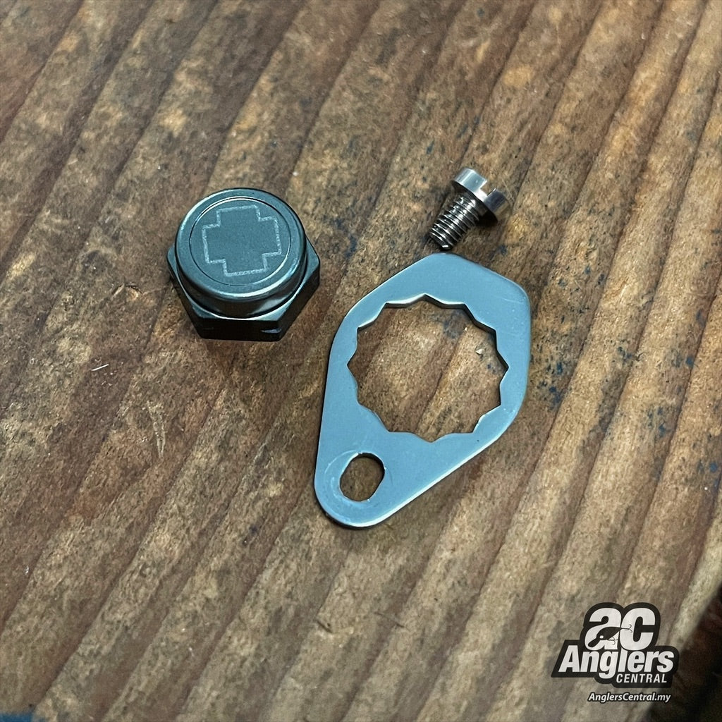 Handle Lock Nut Set (USED, M8L, gunmetal)