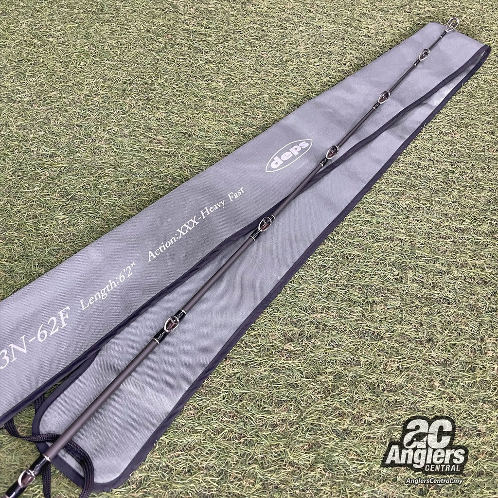 Huge Custom H3N-62F XXX Heavy (USED, 9/10) with rod bag/sleeve