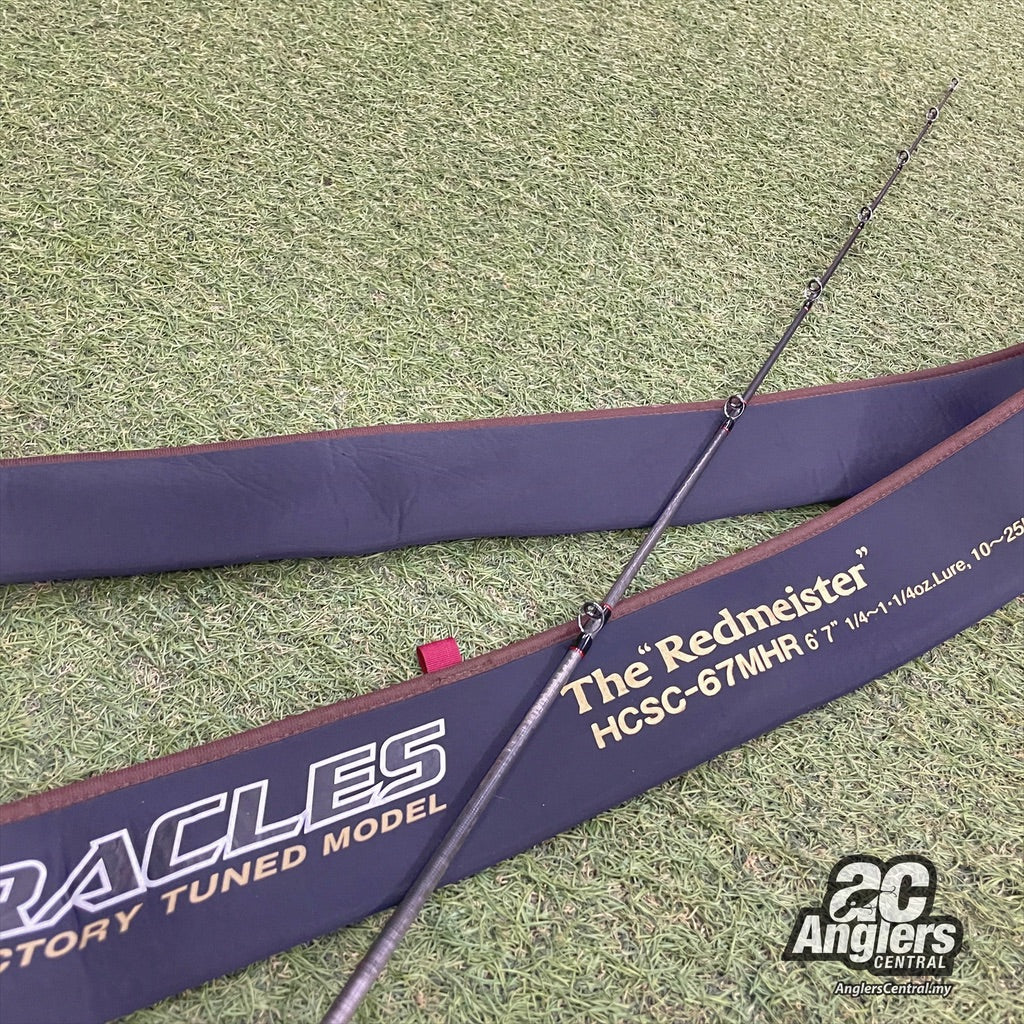 Heracles The Redmeister HCSC-67MHR 10-25lb (USED, 9/10) with rod bag/sleeve