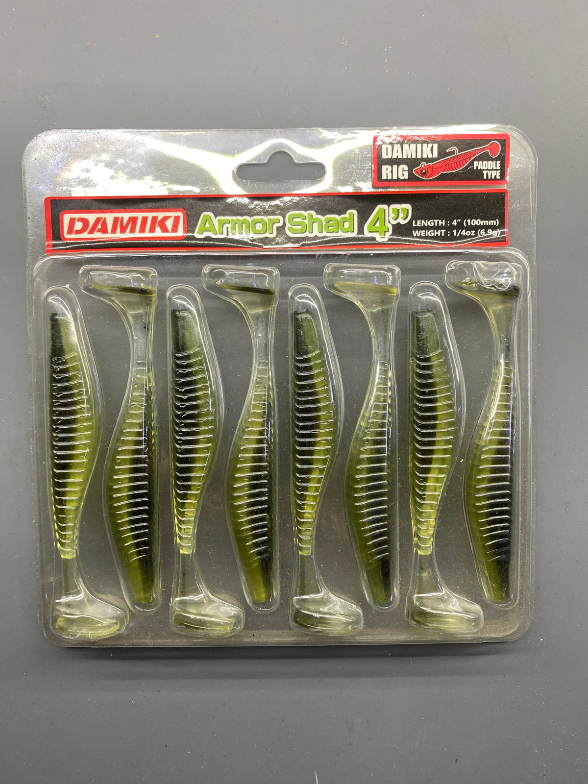 Damiki Armour Shad Paddle 4 inch