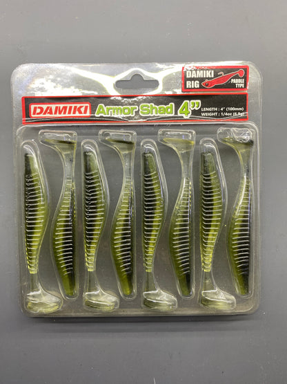 Damiki Armour Shad Paddle 4 inch