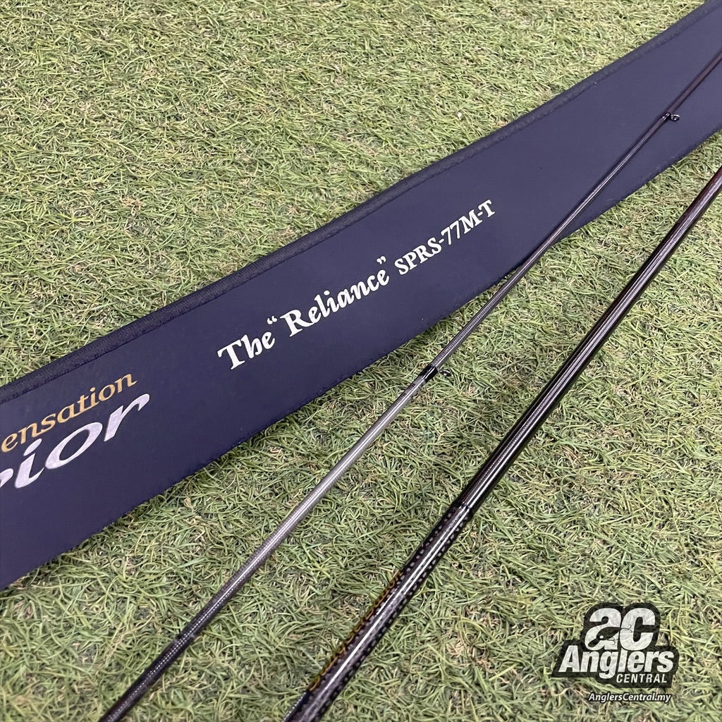 Salty Sensation Superior The "Reliance" SPRS-77M-T (USED, like new) with rod bag/sleeve