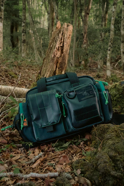 Military Shoulder Matrix (Vegan Leather x Military Tent)