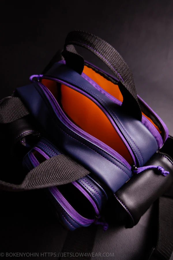 Military Shoulder Bag - Minimalist "Violet"