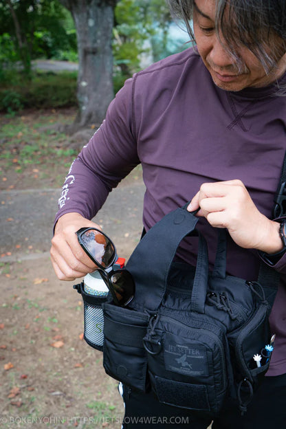 Military Shoulder MA-1 Jacket [Jet Black]