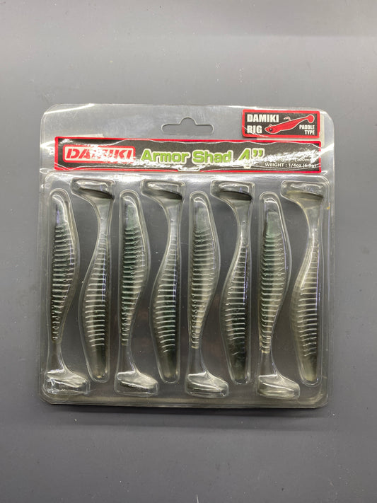 Damiki Armour Shad Paddle 4 inch