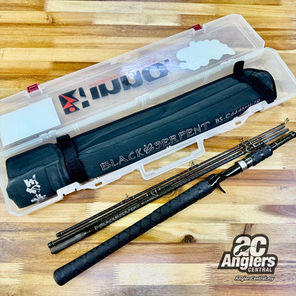 Black Serpent BS-C664MH-TR (USED, 9/10) with rod sleeve, meiho case)