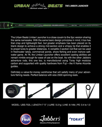 UBS-702L Urban Beats Limber Launcher SP (6-14lb)