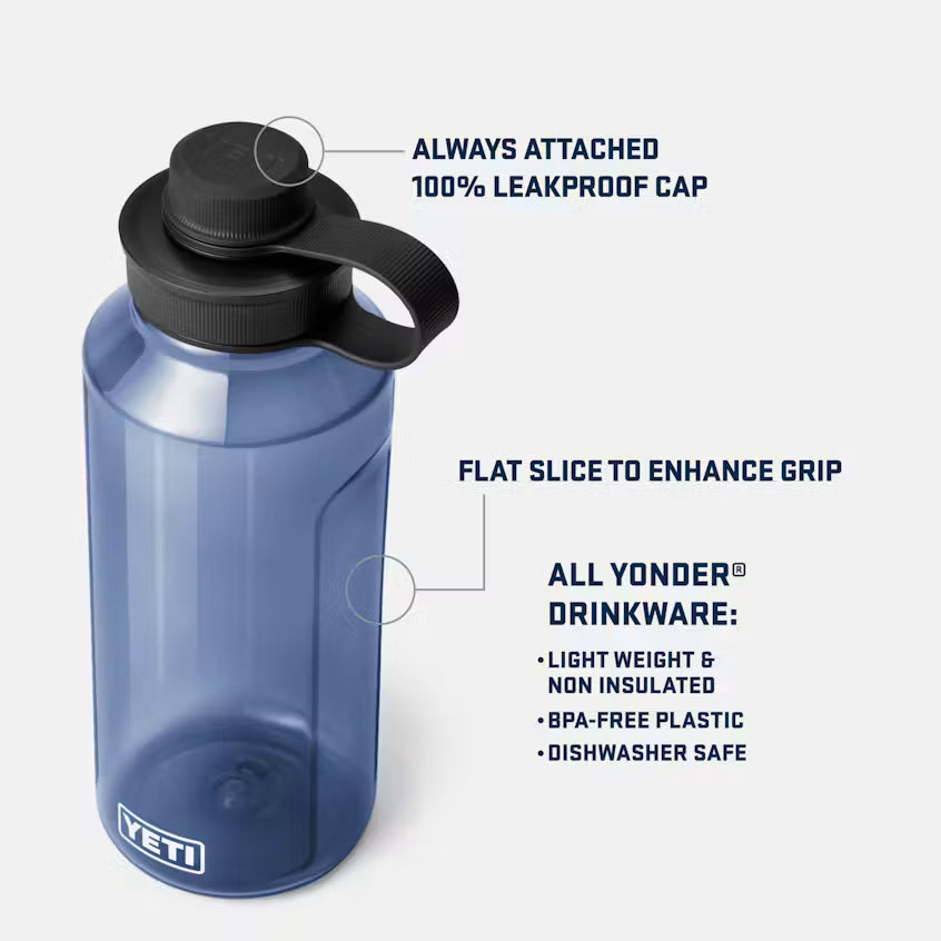 Yonder® 1.5L / 504 oz Water Bottle w Yonder Tether Cap