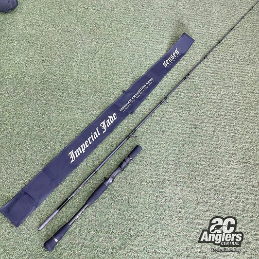 Senses Imperial Jade Ironman Expedition Arms IJ-66MH PE3-5 (USED, 9/10) with rod bag/sleeve