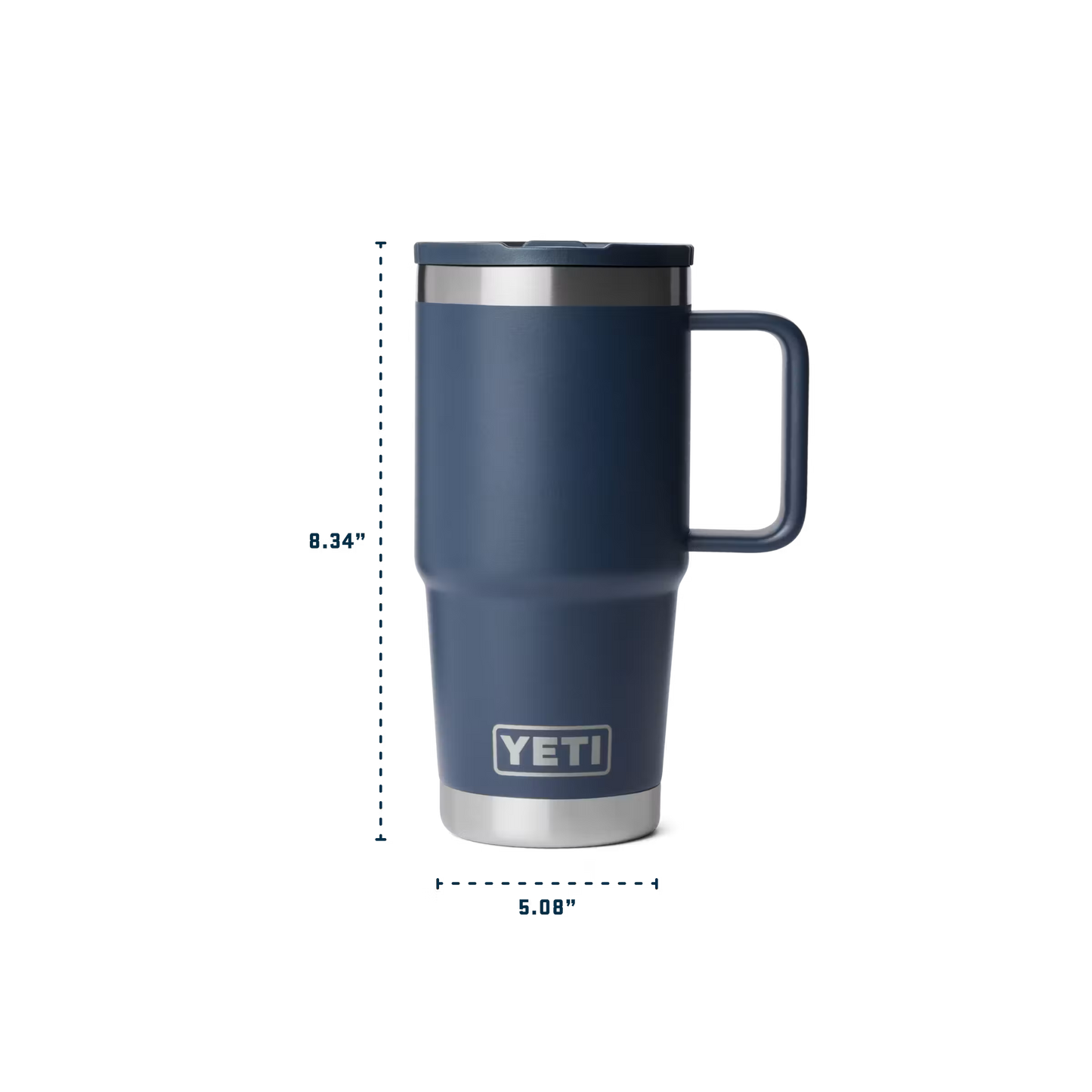 Rambler® 20 OZ Travel Straw Mug With Color-matched Straw Lid