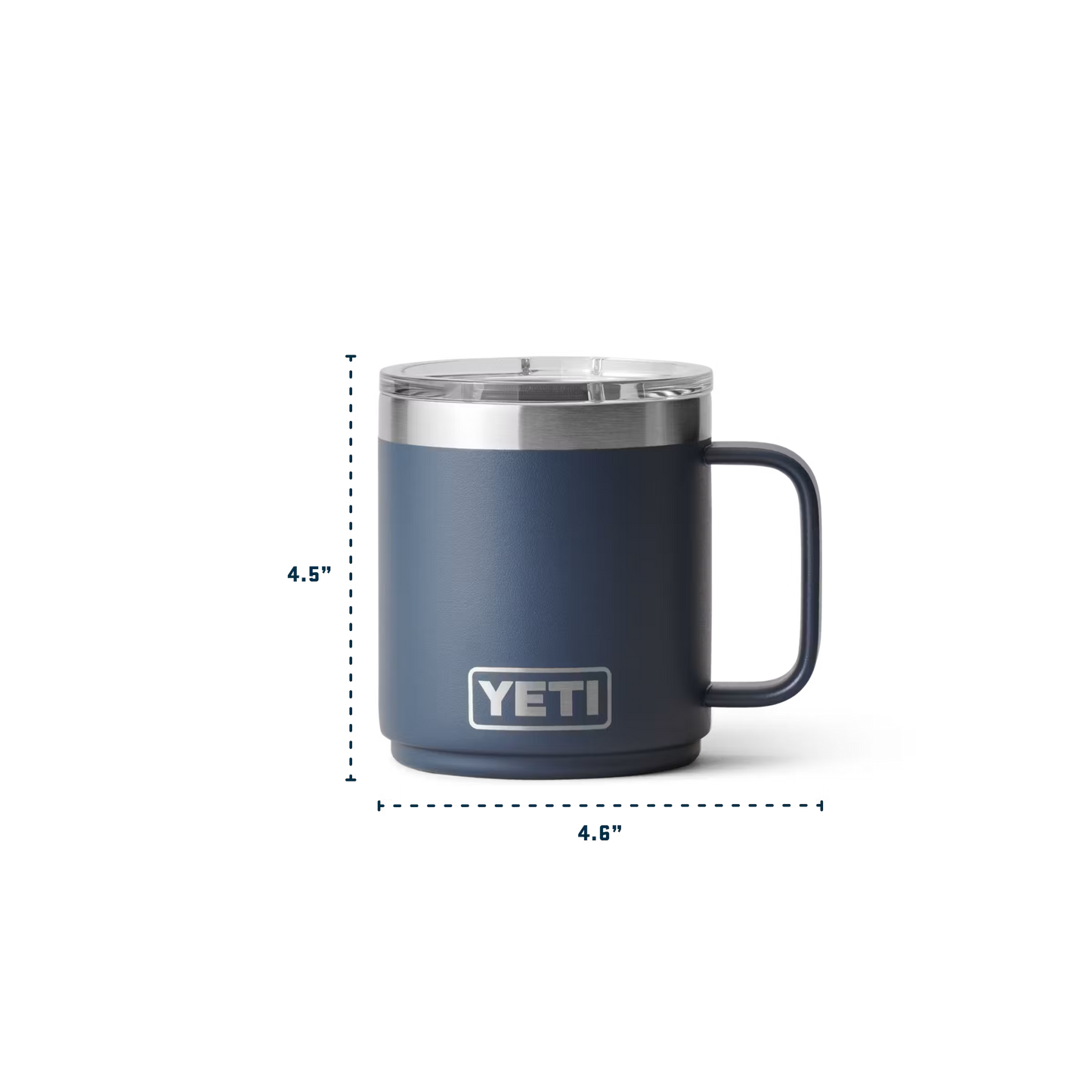 Rambler® 10 oz Stackable Mug  with Durasip™ Ceramic Lining