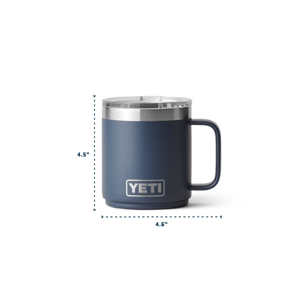 Rambler® 10 oz Stackable Mug  with Durasip™ Ceramic Lining