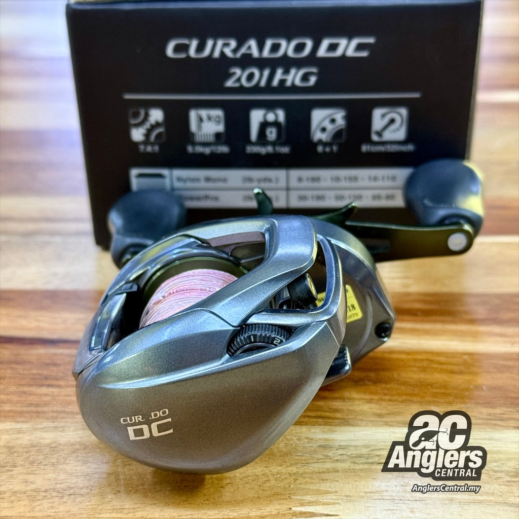 shimano 22 curado dc 201hg 2022 Curado DC 201HG (USED, 9/10) complete box set – Anglers Central