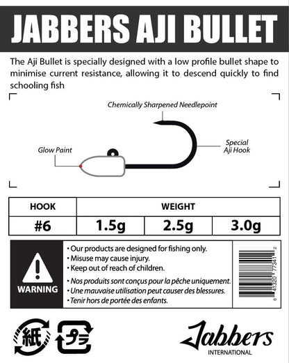 Aji Bullet Finesse SW Jighead