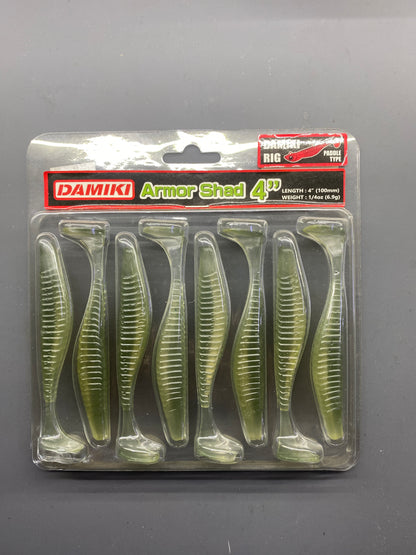 Damiki Armour Shad Paddle 4 inch
