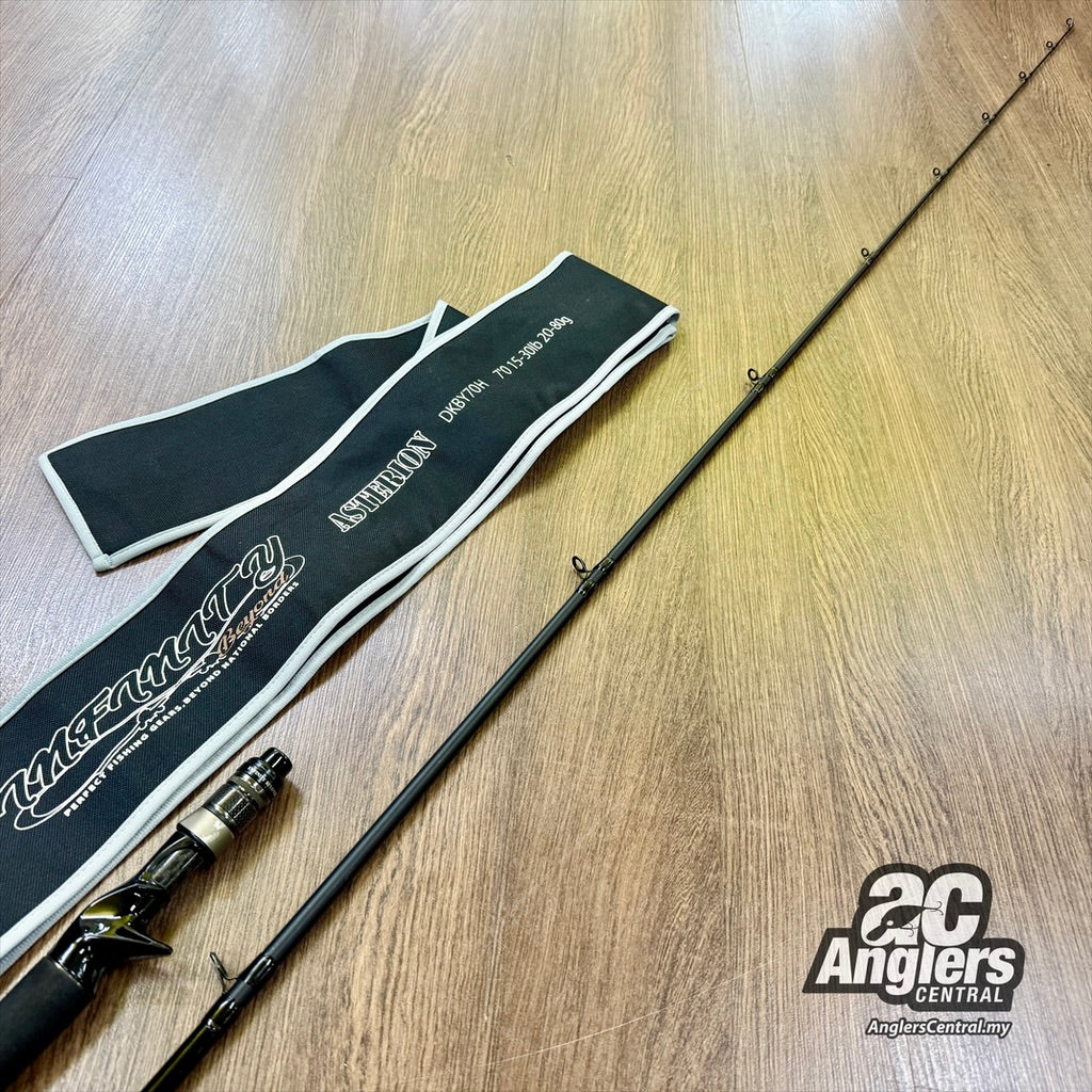 Infinity Beyond Asterion DKBY70H 15-30lb (USED, 8.5/10) with rod sleeve/bag