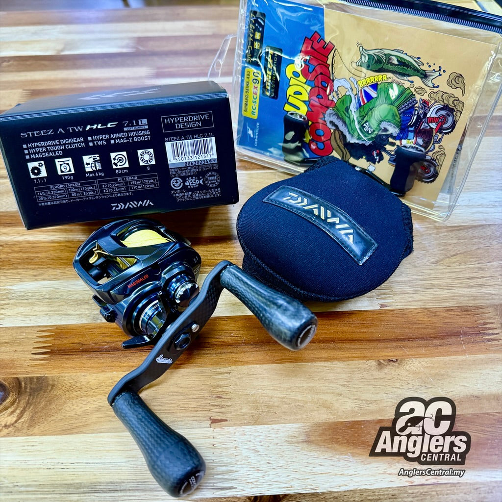 21 Steez A TW HLC 7.1L (USED, 8.5/10) with box, S+ handles