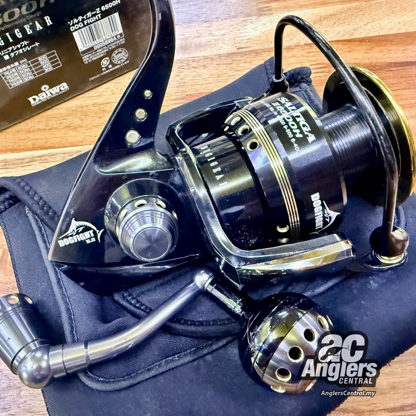 2006 Saltiga Z6500H Dogfight (USED, 8.5/10) complete box set (spare spool option)