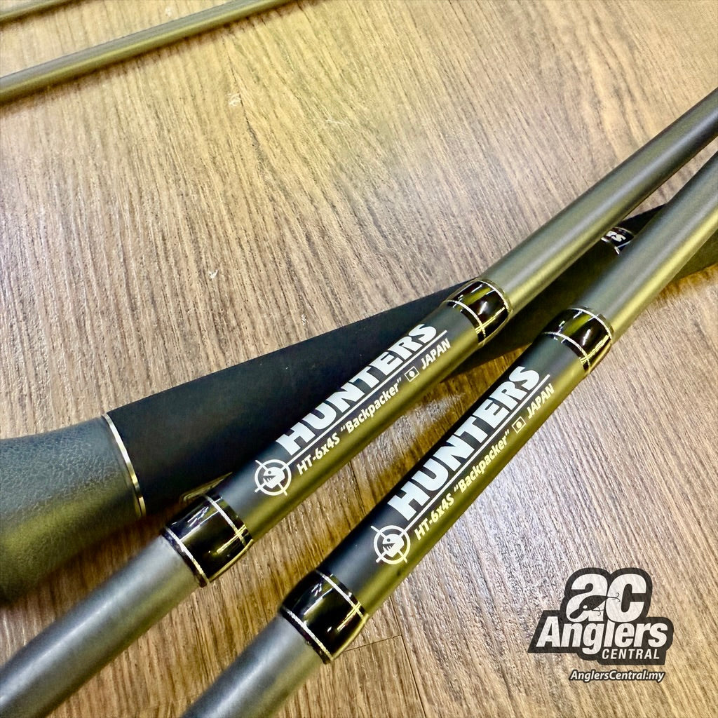 Hunters HT-6x4S Backpacker (USED, 9.5/10) with rod bag