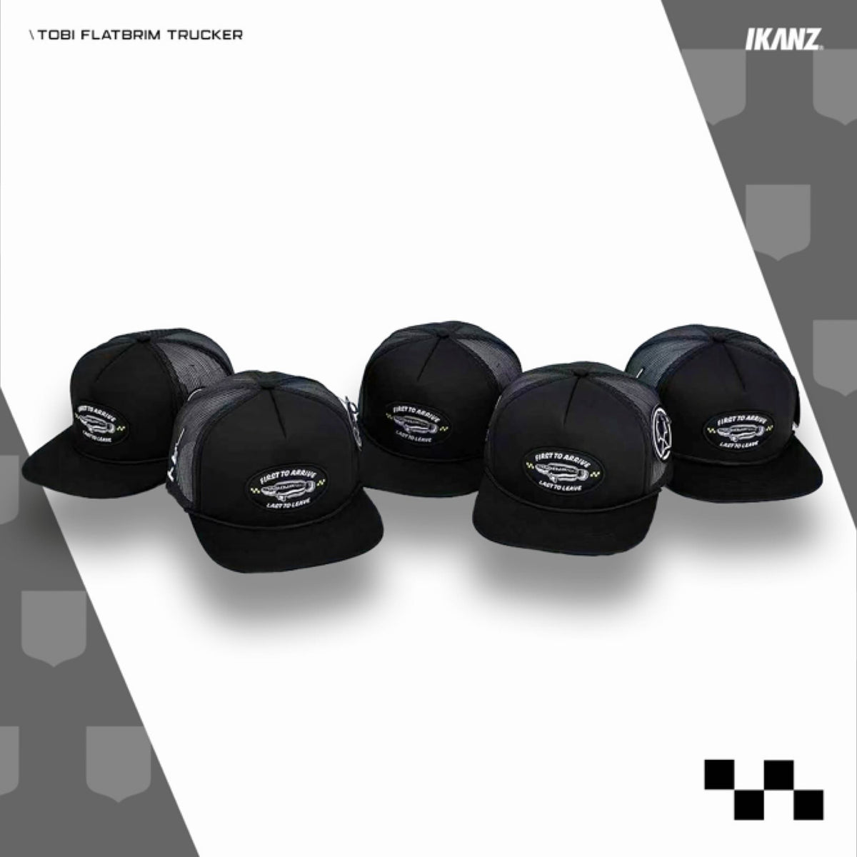 26 Tobi Flatbrim Trucker