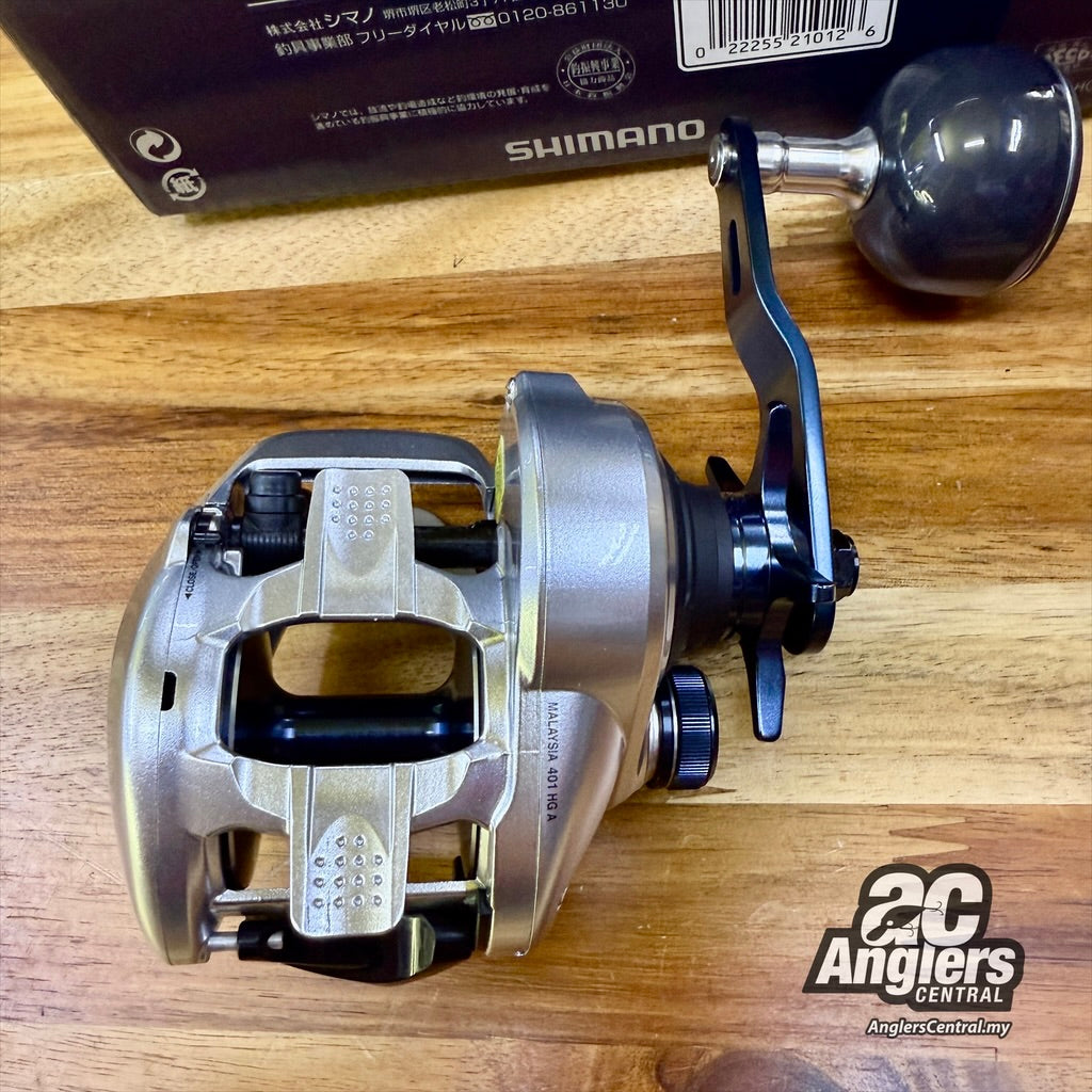 2017 Tranx 401HG (USED, like new) complete box & papers – Anglers