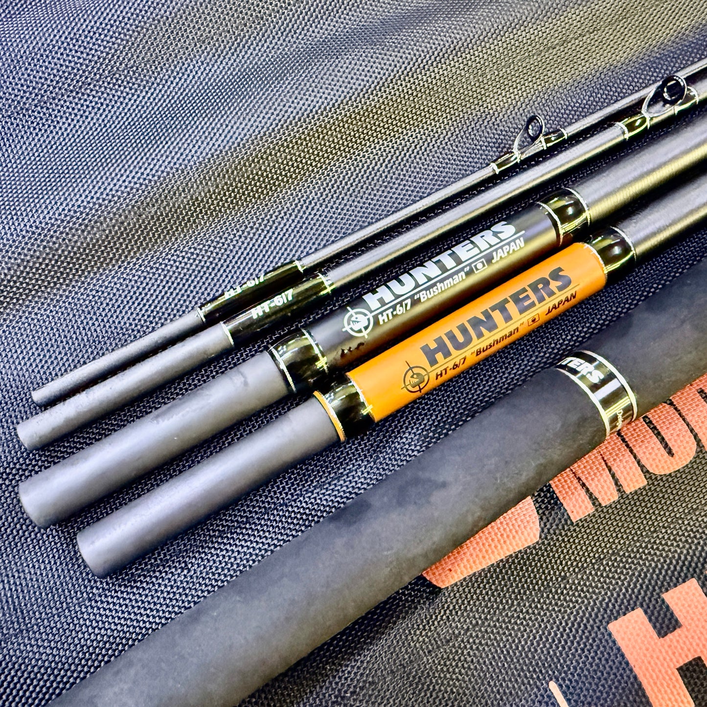 Hunters HT-6/7 Bushman (USED, 9.5/10) with rod bag