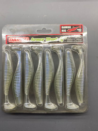 Damiki Armour Shad Paddle 4 inch