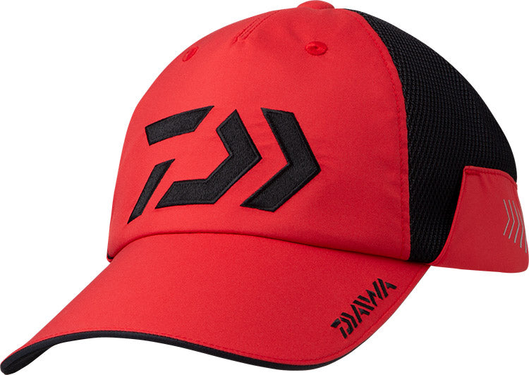 23 DC-7223 Glass hold half mesh cap (Red)