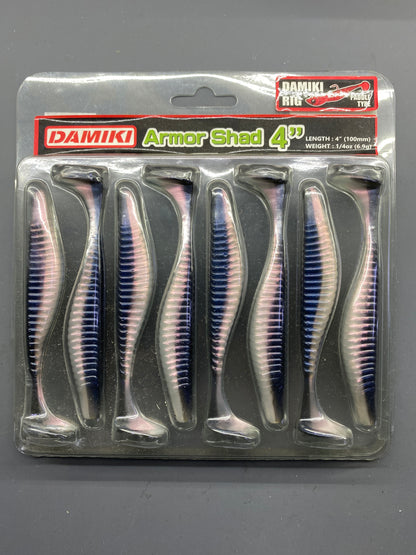 Damiki Armour Shad Paddle 4 inch