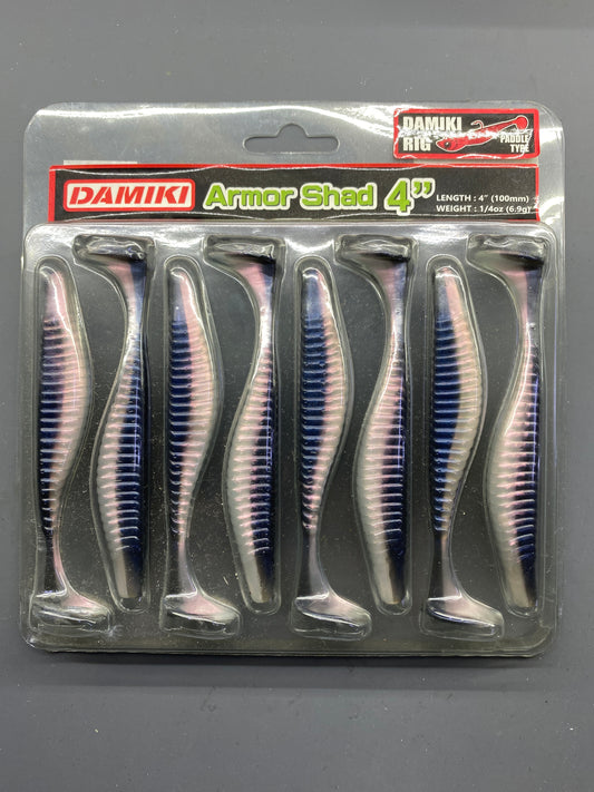 Damiki Armour Shad Paddle 4 inch