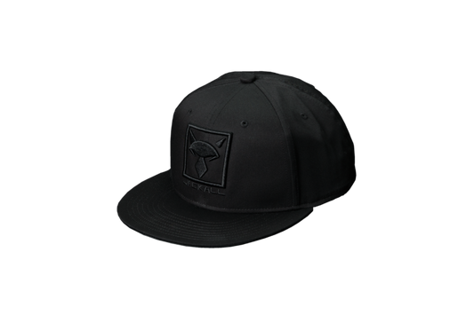 Water repellent flat bill cap