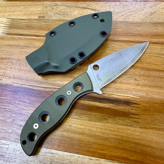Mule Team™ San Mai MT32P SRS13/SUS405 (with custom G-10 handle & sheath)