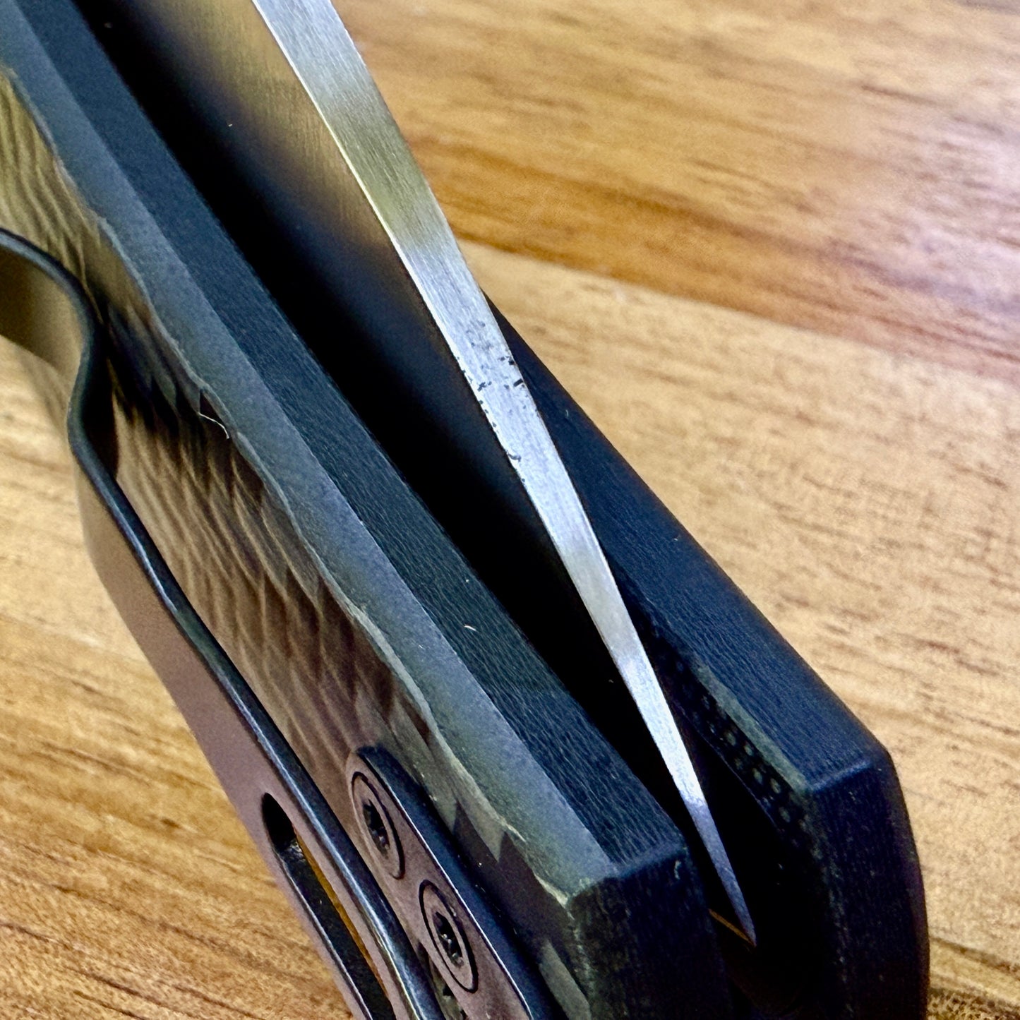 Mini Grouper Nitro V Blade Button Liner Lock Carbon Fiber Handle V3669A1 (3.14" Satin) (USED, 9.5/10)